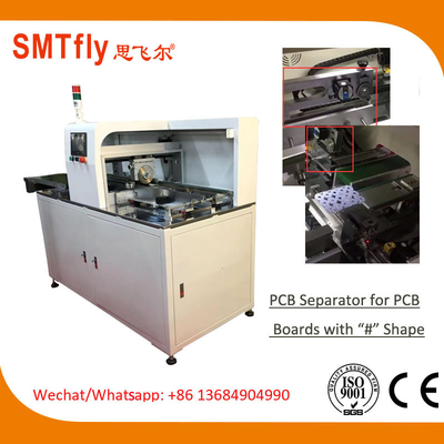 110V 500 / S مضمنة V قطع PCB آلة فاصل PLC تخزين البيانات