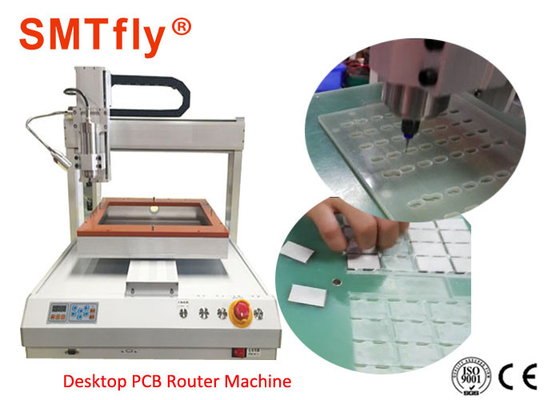 منضدية PCB راوتر آلة 40000 دورة في الدقيقة 650mmX450mm ، فاصل ثنائي الفينيل متعدد الكلور