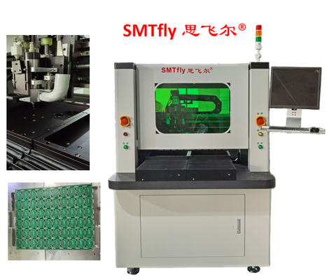 آلة التوجيه 110V FR4 PCB Depaneling مع مكنسة كهربائية 3KW