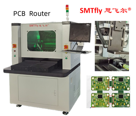 آلة PCB Router 150W 3.5mm سميكة Cnc طحن