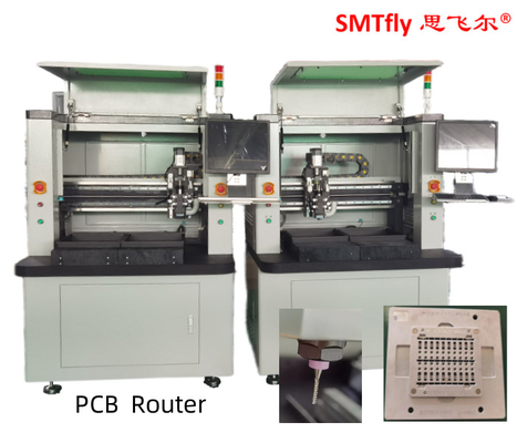 220V 4.2KW جهاز التوجيه باستخدام لوحة الدوائر المطبوعة CNC ، جهاز التوجيه PCB Depaneling