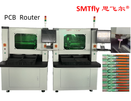 W1650mm KAVO Spindle Automatic PCB Router Depaneling Machine مع كاميرات CCD