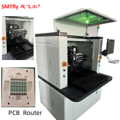 50000r / S 20W White PCB Depaneling Router عبر التحكم في برنامج صندوق التدريس