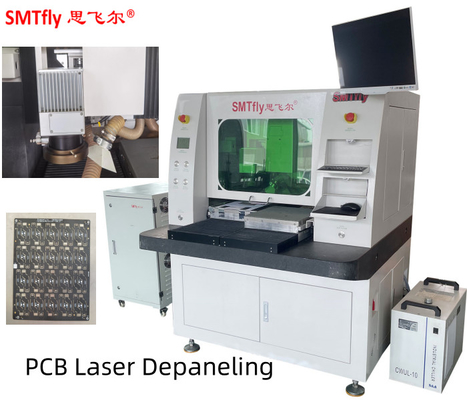 مفرق ليزر PCB خارج الخط 0.02 دقة 335mm