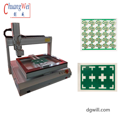 آلة التوجيه PCB المكتبية ذات المقعد الواحد مع سرعة تحديد المواقع 500 مم / ثانية وتصلب كبير