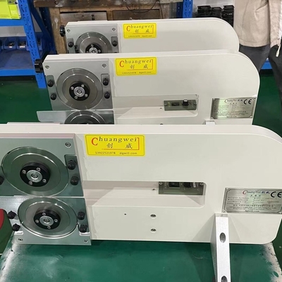 فاصل PCB محرك محرك V-Groove Pcb Depaneler مع شفرات دائرية