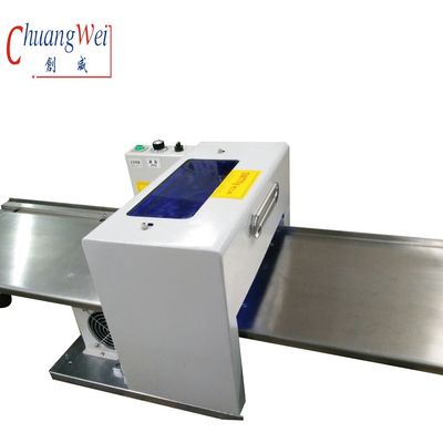 جهاز إزالة الألواح من الألواح المكون من أقراص PCB فعال ومتعدد الاستخدامات مع شفرات دائرية ذات محرك