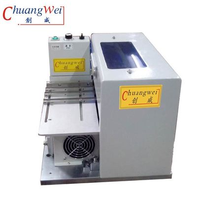 جهاز إزالة الألواح من الألواح المكون من أقراص PCB فعال ومتعدد الاستخدامات مع شفرات دائرية ذات محرك