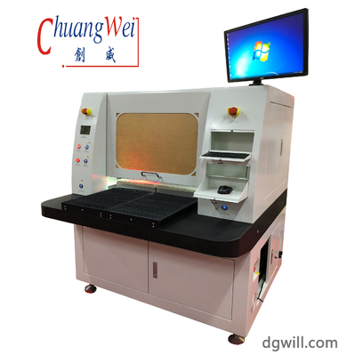 15W ليزر PCB Depaneling Machine طاولة مزدوجة الوضع الصلب ليزر الأشعة فوق البنفسجية