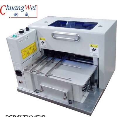 400mm/s PCB Depanelizer Machine تلقائي بالكامل لخط إنتاج LED T8 T5