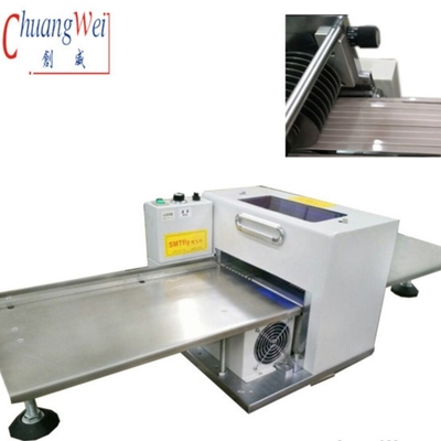 400mm/s PCB Depanelizer Machine تلقائي بالكامل لخط إنتاج LED T8 T5