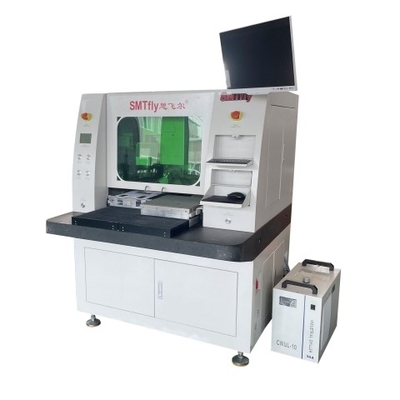 FCC ليزر PCB Depaneling Machine مع منفصل خارج الخط 0.02 دقة 335mm