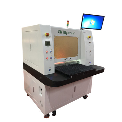 FCC ليزر PCB Depaneling Machine مع منفصل خارج الخط 0.02 دقة 335mm