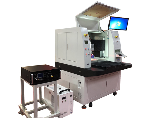 ليزر عالية التكرار PCB Depaneling Machine مع معالجة الملفات Gerber أو DXF