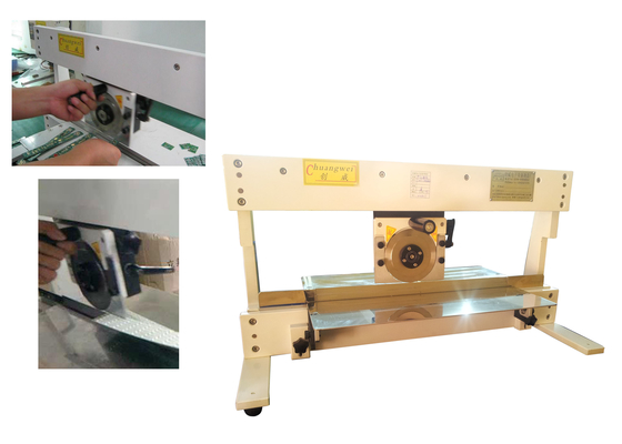 آلة فاصل الـ PCB اليدوية للوحة LED ، والشفرة الدائرية والخطية PCB Depanelizer