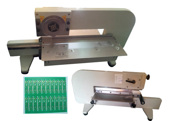 سهلة التشغيل آلة فاصل PCB قطعة محركية FR4 يد دفع 330mm