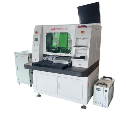 15W ليزر PCB Depaneling Machine طاولة مزدوجة الوضع الصلب ليزر الأشعة فوق البنفسجية