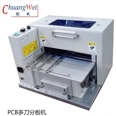 2180 * 620 * 960 مم حجم الجهاز آلة تحرير لوحات PCB مع 9 أزواج من الشفرات