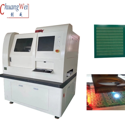 حفر عالية الدقة ليزر PCB Depaneling Machine التركيز التلقائي