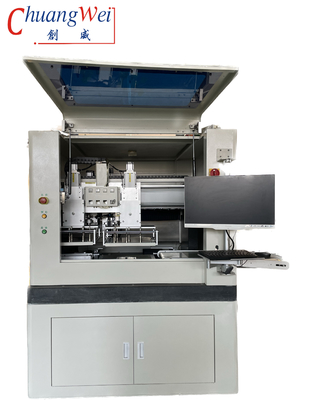 آلة توجيه PCB في الخط 0.5 ملم سمك لوحة الدوائر المطبوعة CNC Spindle 60000rpm