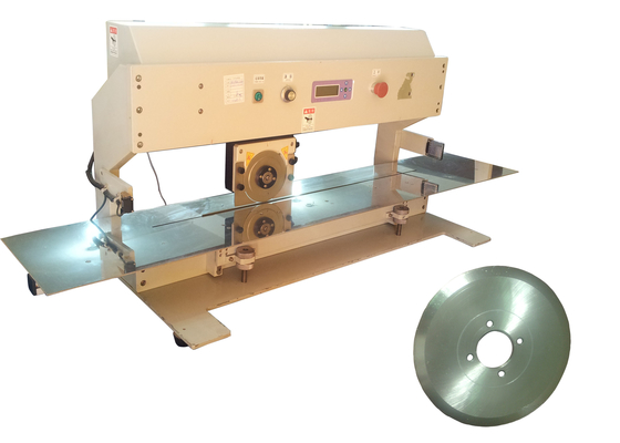 طول قطع PCB 600mm آلة فصل PCB مع مجموعة شفرات المعايرة