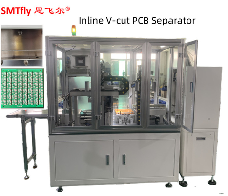 على الخط V آلة قطع Depanel هوائي 3.5 مم V قطع فاصل ثنائي الفينيل متعدد الكلور Depaneling ، PCB Depanelizer