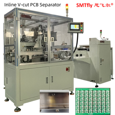 على الخط V آلة قطع Depanel هوائي 3.5 مم V قطع فاصل ثنائي الفينيل متعدد الكلور Depaneling ، PCB Depanelizer