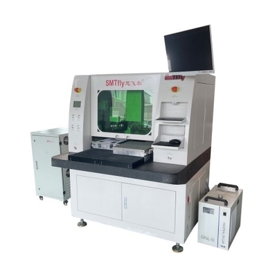 ليزر دقة عالية لجهاز تحرير الألواح PCB 0.02mm دقة القطع 335mm