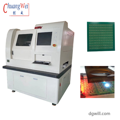 دقة عالية قطع دقة 0.02mm مع ليزر PCB Depaneling Machine