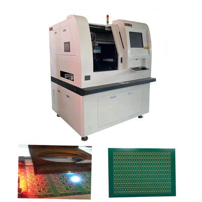 دقة عالية قطع دقة 0.02mm مع ليزر PCB Depaneling Machine
