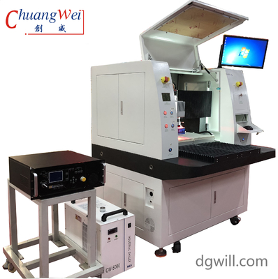 AC220 / 3KW معدات آلة PCB Depaneling المصدر وجيربر أو DXF معالجة ملف الصورة للأداء