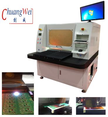 AC220 / 3KW معدات آلة PCB Depaneling المصدر وجيربر أو DXF معالجة ملف الصورة للأداء