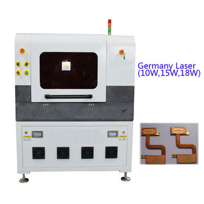 18W 355nm SMT مضمنة آلة الليزر Depaneling خالية من الإجهاد