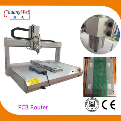 50000r/s منفصل PCB من طاولة واحدة مع دقة توجيه 0.1mm، آلة قطع PCB