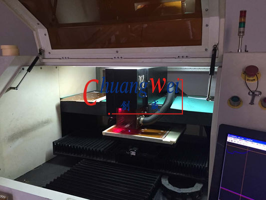 10W UV Optowave Laser PCB آلة فاصل لعدم الاتصال Depaneling