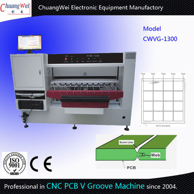 3.0KW فصل PCB Router Machine ، آلة توجيه 5kg / Cm2 Pcb