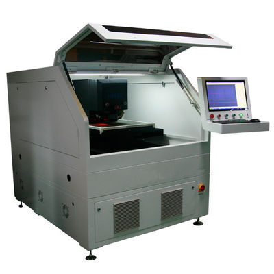 الدقة 15W 20μM UV Laser V Cut Pcb الرصاص القاطع للوحات FR4 PCB